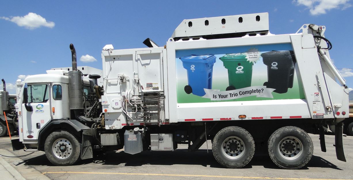 Wasatch Front Waste and Recycling District collection truck