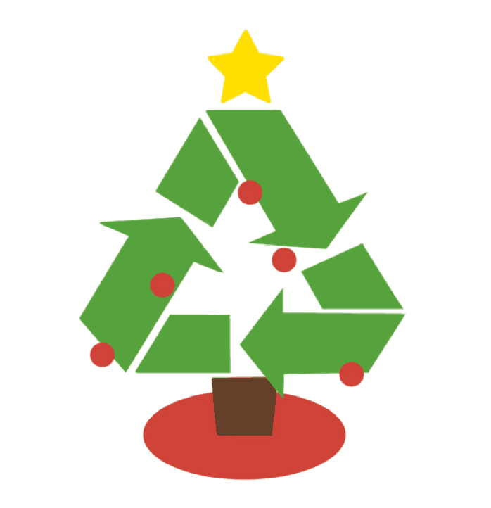Christmas tree curbside recycling
